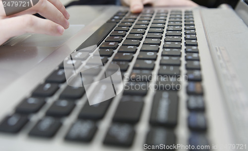Image of laptop keyboard