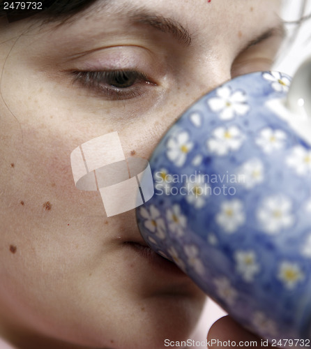 Image of Woman with cofee