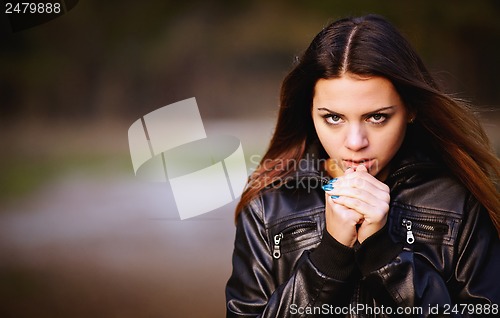 Image of Frozen girl