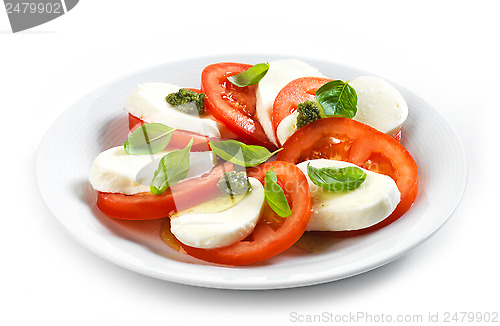 Image of tomato and mozzarella salad