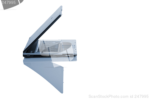 Image of Open Laptop