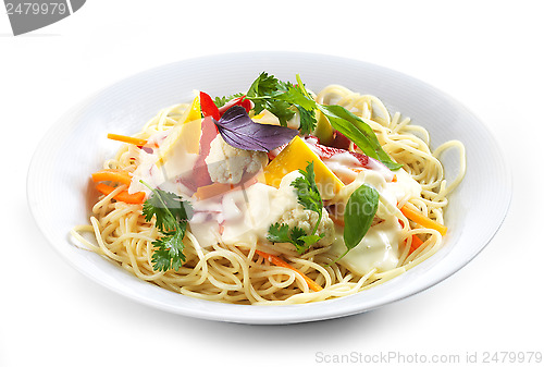 Image of Spaghetti with vegetables