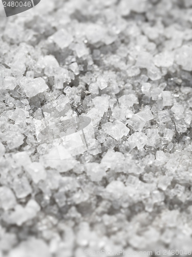 Image of Natural salt with large crystals close-up