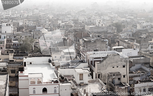 Image of Jaipur, Rajasthan, India. Aerial view