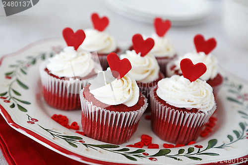 Image of Red velvet cupcakes