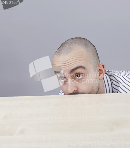 Image of Man at desk