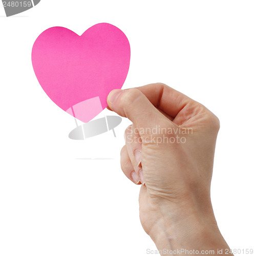 Image of Heart shape Posst It