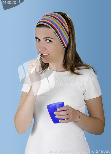 Image of Brushing teeth