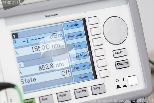 Image of professional modern test equipment