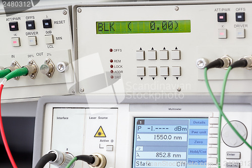 Image of professional modern test equipment