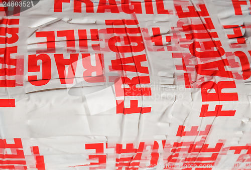 Image of Fragile packet parcel