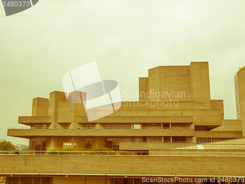 Image of Retro looking National Theatre London