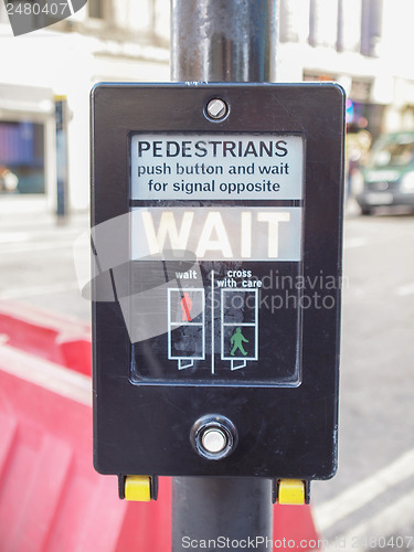 Image of Wait sign