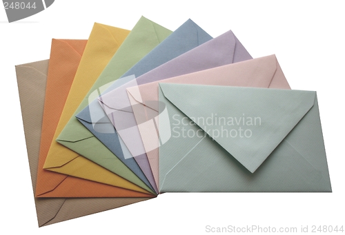 Image of Colorful envelopes