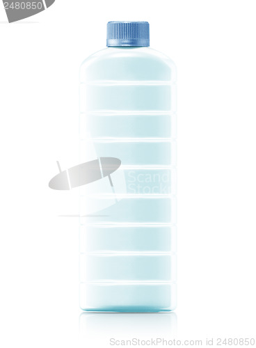 Image of Blue Plastic Bottle 