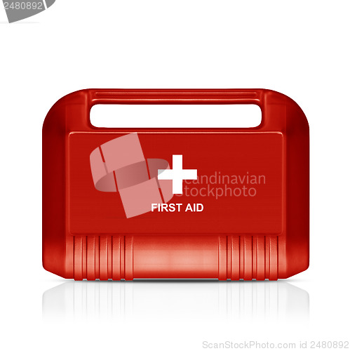 Image of Red first aid kit