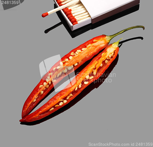 Image of red chili peppers