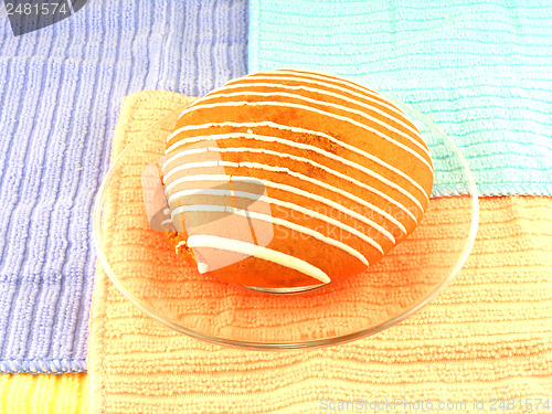 Image of Tasty sweet cake on a plate