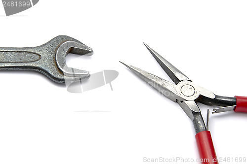 Image of pliers and wrench