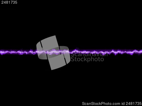 Image of Abstract purple waveform. EPS 10