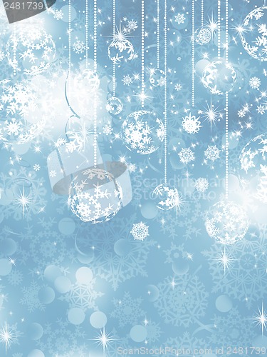 Image of Merry Christmas greeting card. EPS 10