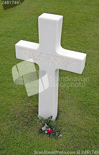 Image of Marker of an unknown soldier