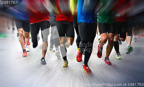 Image of Marathon runners