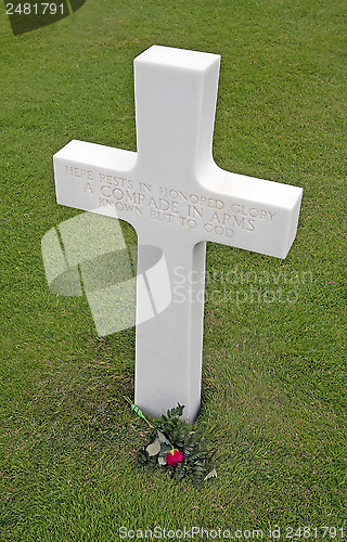 Image of Marker of an unknown soldier