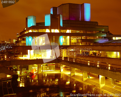 Image of Retro looking National Theatre London