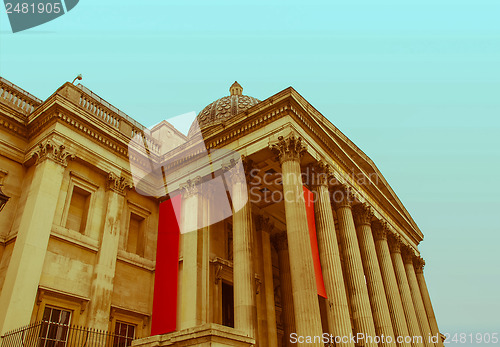 Image of Retro looking National Gallery London