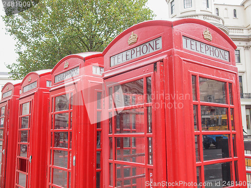 Image of London telephone box