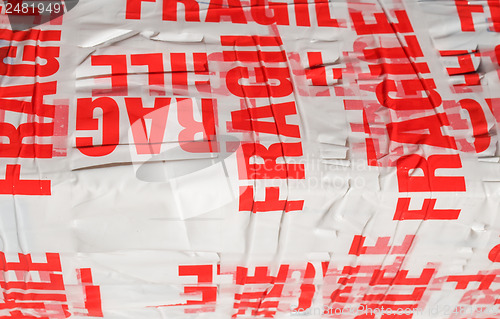 Image of Fragile packet parcel