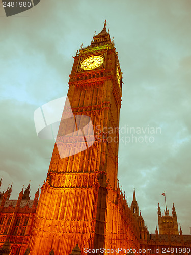 Image of Retro looking Big Ben
