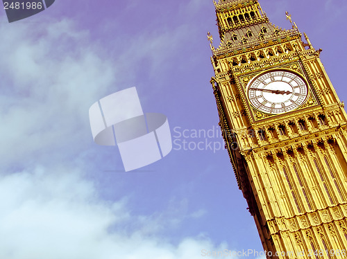Image of Retro looking Big Ben