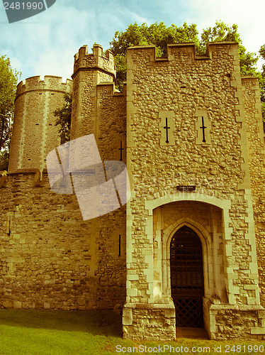 Image of Retro looking Tower of London