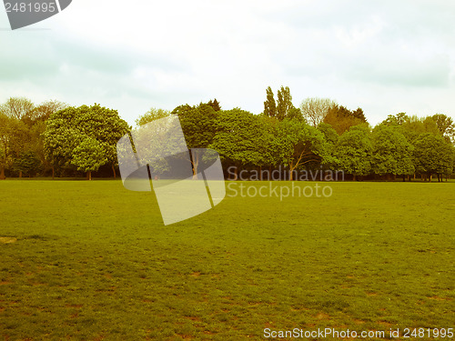 Image of Retro looking Urban Park