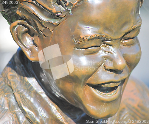 Image of School kid statue.