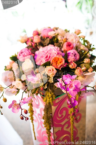 Image of Flowers in a vase