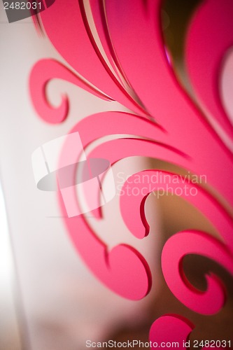 Image of Beautiful bright pink pattern