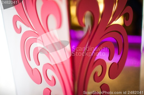 Image of Beautiful bright pink pattern