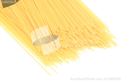 Image of raw spaghetti