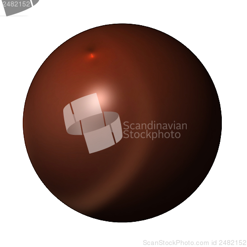 Image of Abstract Brown Globe