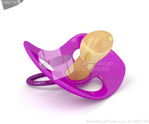 Image of Purple pacifier
