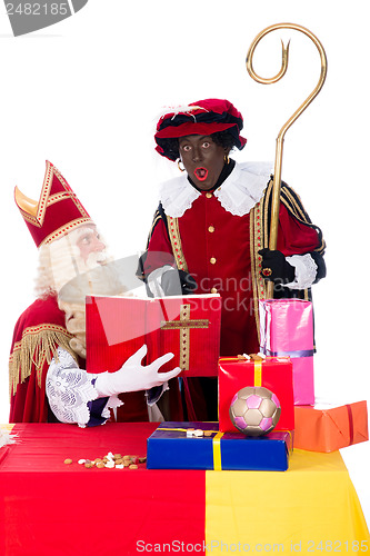 Image of Sinterklaas and Zwarte Piet