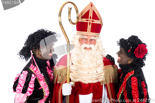 Image of Sinterklaas with Zwarte Piet