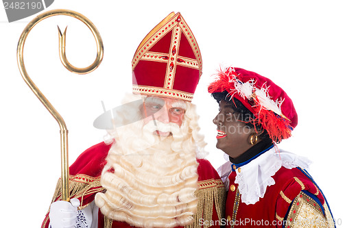 Image of Sinterklaas with Zwarte Piet