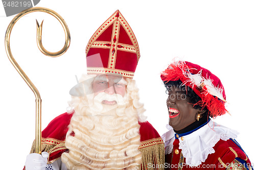 Image of Sinterklaas with Zwarte Piet