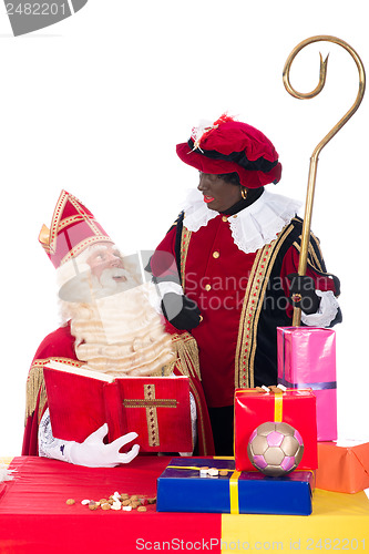 Image of Sinterklaas and Zwarte Piet