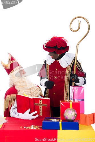Image of Sinterklaas and Zwarte Piet