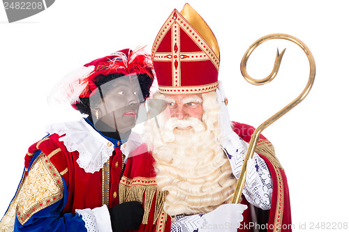 Image of Sinterklaas with Zwarte Piet